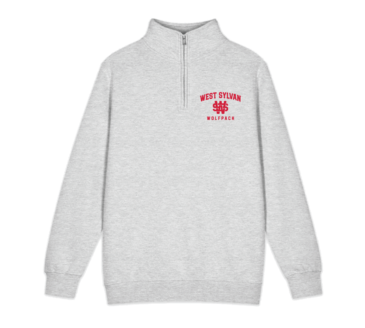 Monogram Crest Quarter Zip