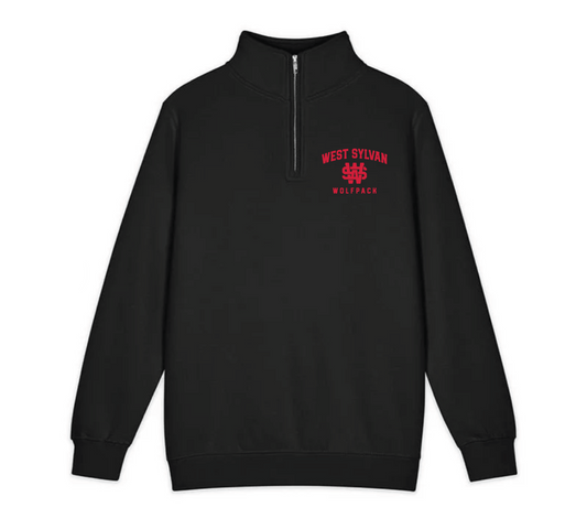 Monogram Crest Quarter Zip