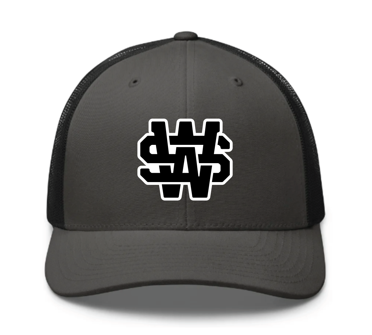 Monogram Trucker - Black/White Graphic