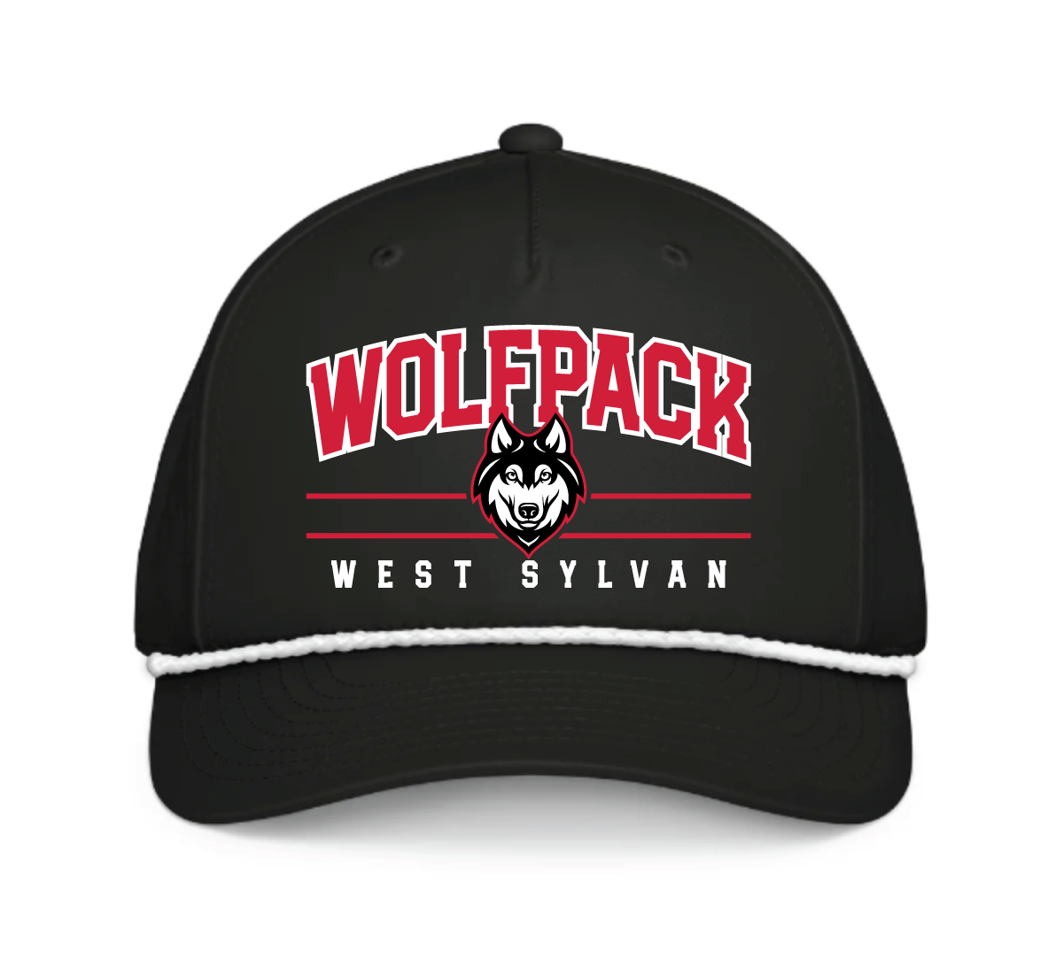 Collegiate Rope Cap - Black