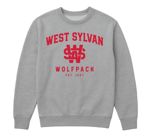 Monogram Crest Crew Neck
