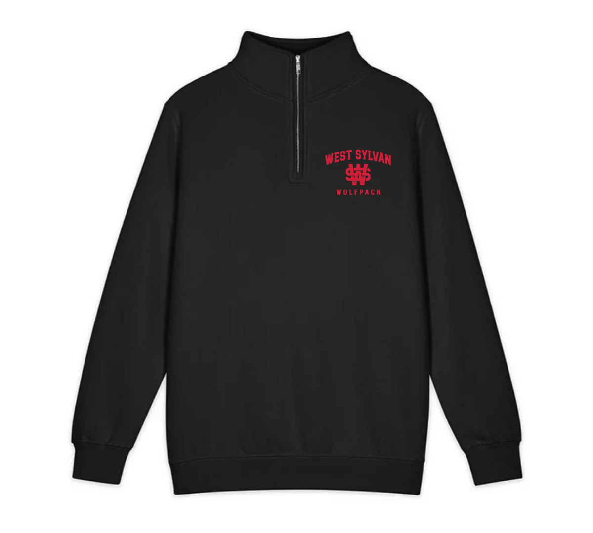Monogram Crest Quarter Zip