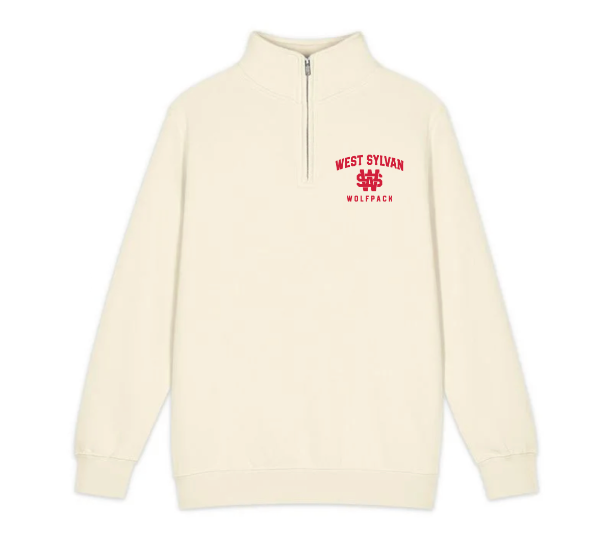 Monogram Crest Quarter Zip