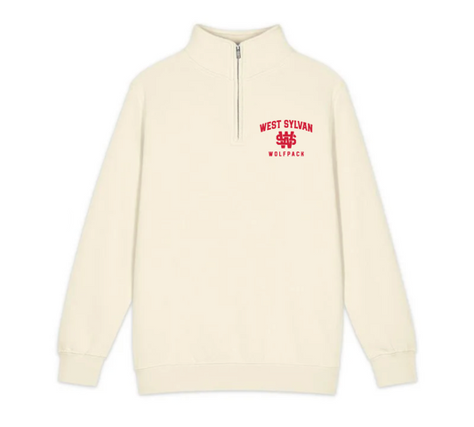 Monogram Crest Quarter Zip