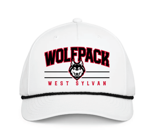 Collegiate Rope Cap - White