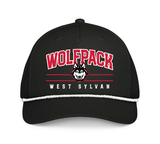 Collegiate Rope Cap - Black