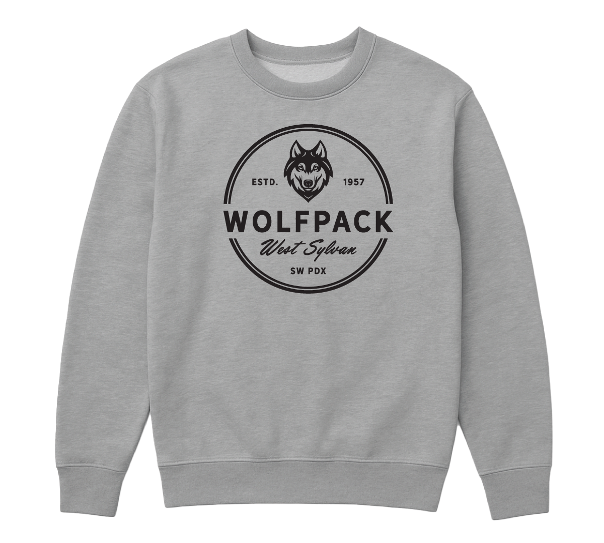 Circular Badge Crew Neck