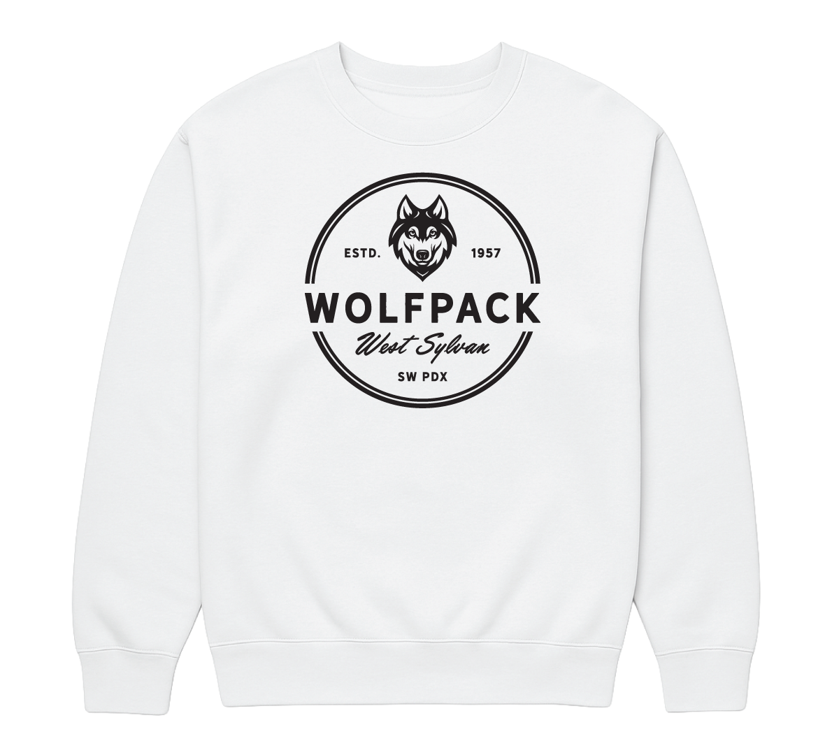 Circular Badge Crew Neck